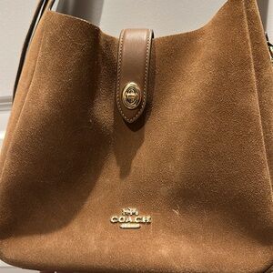 Hadley Convertible Crossbody Bag In Suede